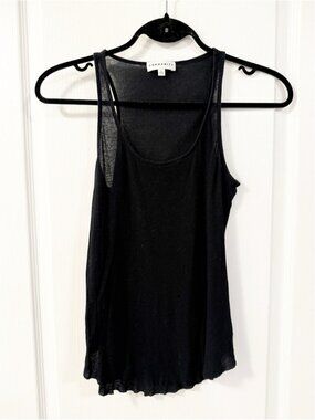 Aritzia Women's Tank Top Black Size XS Neutral Causal Basic Summer Whimsigoth